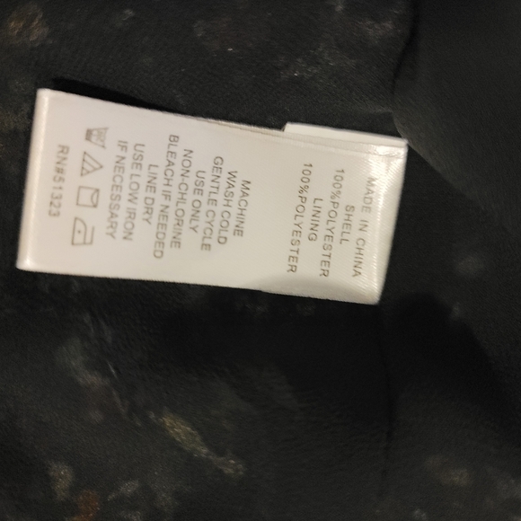 1. STATE Multicolored Print Chiffon Cold Shoulder Dress - Picture 11 of 13